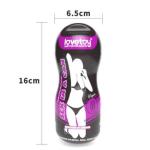 Lovetoy Vagina CTD6, âm đạo giả dạng cốc nhỏ gọn cho nam giới trưởng thành, chất liệu silicone kết hợp ABS, cấu trúc bên trong có đường vân và nhú mềm, thiết kế không rung, kích thước 65 × 150 mm, phù hợp nhu cầu sử dụng cá nhân