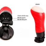 Cốc thủ dâm nam Crazy Bull Delia Baile, âm đạo giả gắn tường có rung, thiết kế cầm nắm và đế hút chân không, 12 chế độ rung theo thông tin cửa hàng, sử dụng 2 pin AAA, phù hợp nhu cầu trải nghiệm cá nhân của người trưởng thành