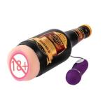 Âm đạo giả ngụy trang cao cấp Premium, kiểu dáng chai rượu màu đen, dụng cụ tự sướng cho nam giới trưởng thành, kích thước dài khoảng 23 cm theo thông tin người bán, có phiên bản tích hợp rung và phiên bản không rung để lựa chọn