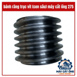 Phụ tùng trục vít máy cắt ống 275, con sâu truyền động dùng thay thế chi tiết hao mòn, hỗ trợ sửa chữa thiết bị gia công kim loại trong nhà xưởng, cần đối chiếu mã máy và thông số lắp đặt để hạn chế mua nhầm linh kiện