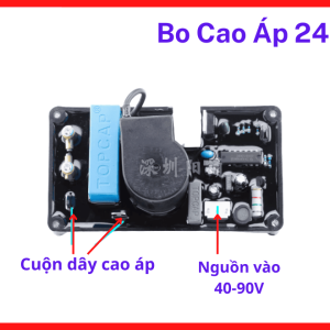 Bo Cao Áp 24 Chuyên Dụng Cho Máy Hàn Điện Tử, Mạch Mồi Hồ Quang Hỗ Trợ Khởi Động Nhanh, Dòng Điện Mồi Ổn Định, Thiết Kế Gọn Nhẹ Dễ Lắp Đặt, Phù Hợp Cho Sửa Chữa Và Thay Thế Linh Kiện Máy Hàn