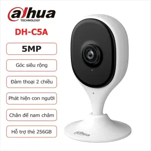 Camera Dahua Wifi 5.0MP, hình ảnh cực rõ, hỗ trợ ONVIF, kết nối WiFi 6 và Bluetooth, Auto Tracking AI, lưu trữ 256GB, bảo mật riêng tư, siêu nhẹ chỉ 95g