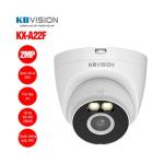 Camera IP Wifi KBVISION KX A22F, Full HD 1080P, công nghệ H265+, mic thu âm, đèn LED 30m, chống ngược sáng DWDR, lắp đặt dễ dàng, bảo vệ an toàn 24/7
