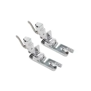 Chân vịt 2 kim mí 1/8 x 1/4 ngược phải, chân vịt máy may công nghiệp 2 kim, phụ tùng máy may, linh kiện máy may, chân vịt dẫn hướng đường mí, phụ kiện thay thế cho máy 2 kim tương thích