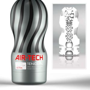 TENGA AIR-TECH ULTRA cốc thủ dâm nam phiên bản kích thước lớn, thiết kế khoang khí AIR-TECH kiểm soát áp suất, lõi TPE có kết cấu tạo ma sát, sử dụng cùng gel bôi trơn, không dùng pin, không rung, có thể vệ sinh tái sử dụng