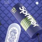 TENGA Spinner cốc thủ dâm nam thiết kế xoắn ốc, cơ chế cuộn xoắn bên trong kết hợp thao tác cầm tay, tạo chuyển động tiếp xúc thay đổi theo từng lần sử dụng, vật liệu Elastomer, vỏ bảo quản tiện dụng, dùng nhiều lần