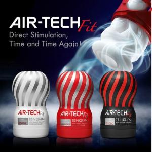 Cốc thủ dâm TENGA AIR-TECH siêu mềm mịn, thiết kế lõi bên trong có đường gân và cấu trúc luồng khí, hỗ trợ tạo cảm giác ôm và lực hút tùy chỉnh, sản phẩm chăm sóc nhu cầu cá nhân dành cho nam giới
