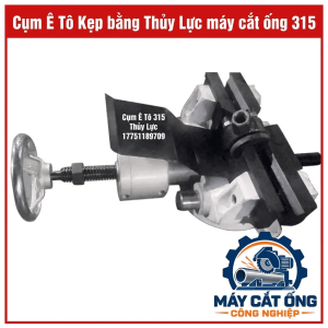 Bộ Cụm Ê Tô Kẹp Thủy Lực 315, Phụ Tùng Máy Cắt Ống Công Nghiệp, Cơ Cấu Kẹp Phôi Kim Loại Dùng Trong Xưởng Cơ Khí Và Gia Công Ống, Hỗ Trợ Giữ Phôi Theo Thiết Kế Máy, Cần Xác Nhận Kích Thước, Lỗ Bắt Và Đầu Nối Trước Khi Đặt