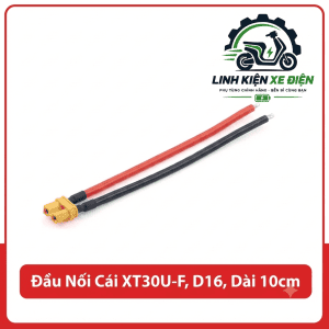 Đầu Cắm XT30U-F D16 16AWG Dài 10cm, Dây Nguồn XT30U 2 Pin Cho LiPo, ESC, Drone FPV Và Xe RC, Đầu Nối Cái Nhỏ Gọn Dùng Cho Mạch Điện Tử, Robot, Máy Bay Mô Hình, Thiết Bị DIY Và Các Bộ Dây Nguồn Cần Thay Thế