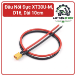 Đầu Cắm XT30U-M D16 16AWG Dài 10cm AMASS, Dây Nguồn XT30U 2 Pin Cho Pin LiPo, ESC, Drone FPV, Xe RC, Máy Bay Mô Hình, Robot Và Mạch Điều Khiển, Phụ Kiện Nguồn Nhỏ Gọn Dùng Cho Lắp Ráp, Sửa Chữa Và DIY