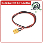 Đầu Cắm XT30U-M Đực D18 Dài 50cm, Jack XT30U Male 2 Pin, Dây 18AWG, Đầu Nối Nguồn DC, Kết Nối Pin Lithium, Phụ Kiện Drone FPV, RC, ESC, Bộ Điều Khiển, Xe Mô Hình Và Dây Nguồn