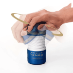 TENGA Premium Rolling Head CUP chính hãng, cốc chăm sóc cá nhân nam với cấu trúc đầu lăn đặc trưng, kích thước khoảng 69 × 69 × 155 mm, phần tiếp xúc bằng TPE, gel bôi trơn tích hợp và thiết kế dùng một lần