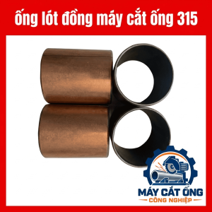 Phụ tùng ống lót đồng máy cắt ống 315, bạc lót cơ khí dùng cho cụm lắp trục và thân máy theo thiết kế thực tế, hỗ trợ thay thế chi tiết cũ trong quá trình bảo dưỡng, cần kiểm tra đường kính và chiều dài trước khi mua