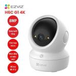 THEO DÕI KHẮP NGÕ, HÌNH ẢNH RÕ NÉT – Camera Wifi EZVIZ CS-H6C G1 4K 8MP, quét 360° + nghiêng 85°, ban đêm có màu, tự động zoom & tracking, báo động thông minh, hỗ trợ thẻ 512GB