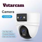 AN NINH KHÔNG THU HẸP, TOÀN CẢNH & MÀU SẮC, Camera Wifi VStarcam CS2DR dual-lens 2MP, xoay 340°/90°, cảnh báo người, lưu thẻ 256GB, ban đêm rõ màu, bảo vệ 24/7 cho ngôi nhà