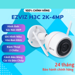 AN TÂM TRONG ĐÊM VỚI CAMERA MÀU 4.0MP Ezviz CS-H3C 2K⁺ ngoài trời – đèn chiếu sáng ban đêm, chế độ đen/trắng thông minh – phát hiện con người, vẫy tay – kết nối WiFi, thẻ nhớ 512GB