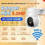 Camera Pan Tilt Imou Ranger Mini 5MP, ánh sáng màu ban đêm, AI human detection, tracking tự động, đàm thoại 2 chiều, hỗ trợ MicroSD 512GB, WiFi 6 & ONVIF – không bỏ sót góc tối