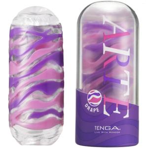TENGA ARTE Weave Drape sản phẩm chăm sóc cá nhân nam không dùng điện, không rung, không pin, thiết kế tái sử dụng với vật liệu Elastomer, PP và PC, phù hợp người muốn chủ động điều chỉnh lực cầm và vệ sinh sau khi dùng