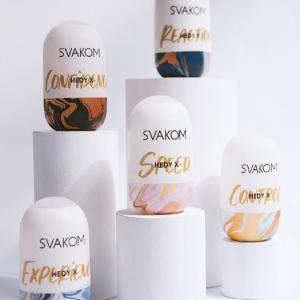 Trứng thủ dâm nam SVAKOM Hedy X nhỏ gọn, thiết kế dạng cốc cầm tay dành cho người trưởng thành, không rung và không cần sạc pin, phù hợp người ưu tiên thao tác thủ công, bảo quản đơn giản và thiết bị chăm sóc cá nhân riêng tư
